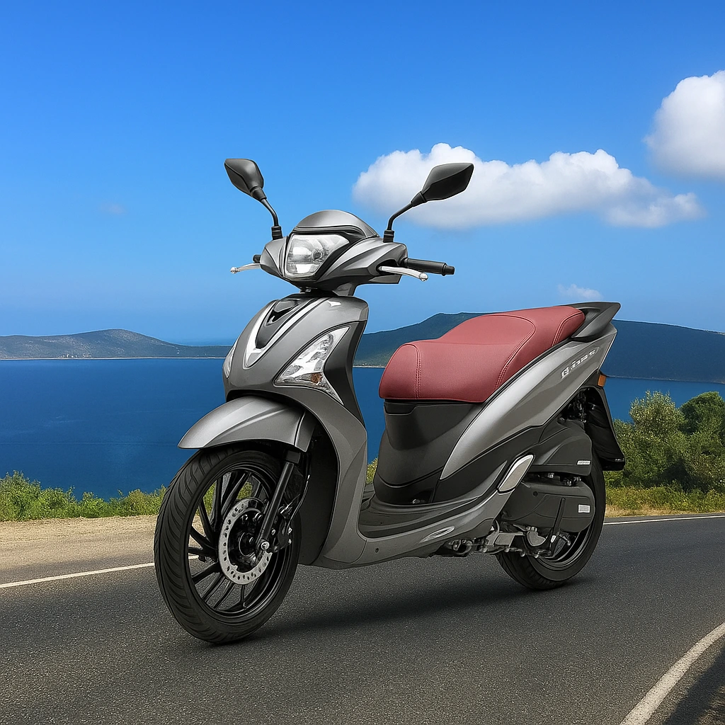 Rent scooter or motorbike in Alonissos – Dimitris Rentals (125cc scooter)
